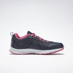 Reebok Almotio 4.0 Laufschuhe Kinder - Navy/Rosa - DE 562-RMT